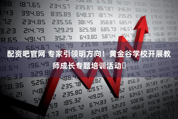 配资吧官网 专家引领明方向！黄金谷学校开展教师成长专题培训活动​